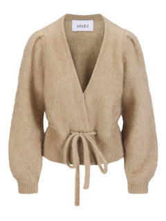 Malin Chunky Cardigan - Hazel Beige