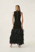 Elations Knit Maxi Dress - Black
