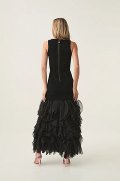 Elations Knit Maxi Dress - Black