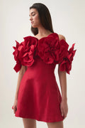 Etta Mini Dress - Scarlet Red