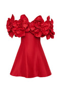 Etta Mini Dress - Scarlet Red