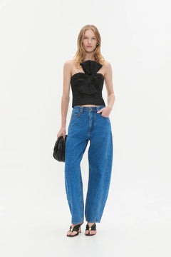 Stella Bow Top - Black