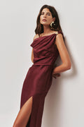 Bridgette Midi Dress - Plum