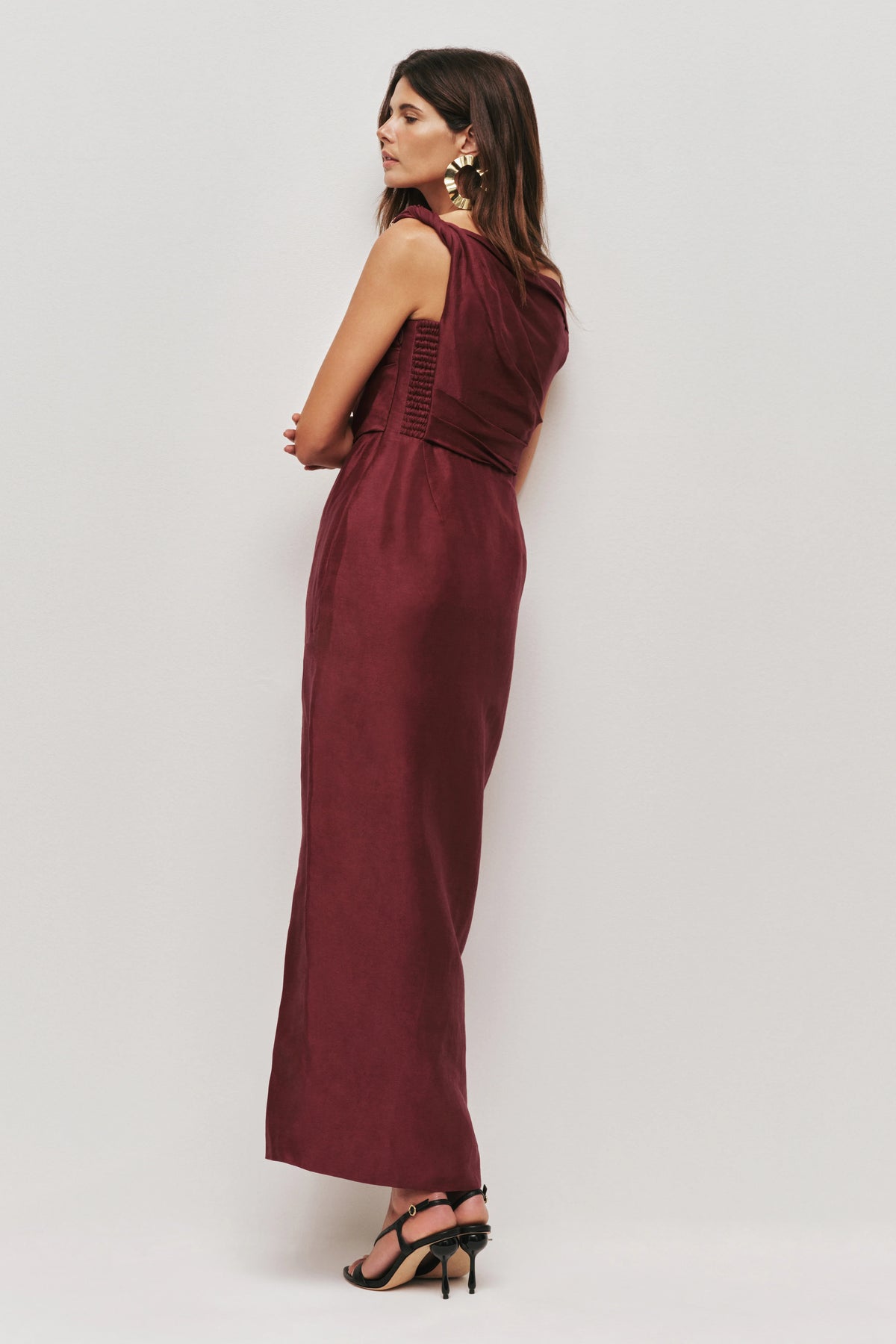 Bridgette Midi Dress - Plum