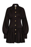 Alexa Ls Mini Dress - Black