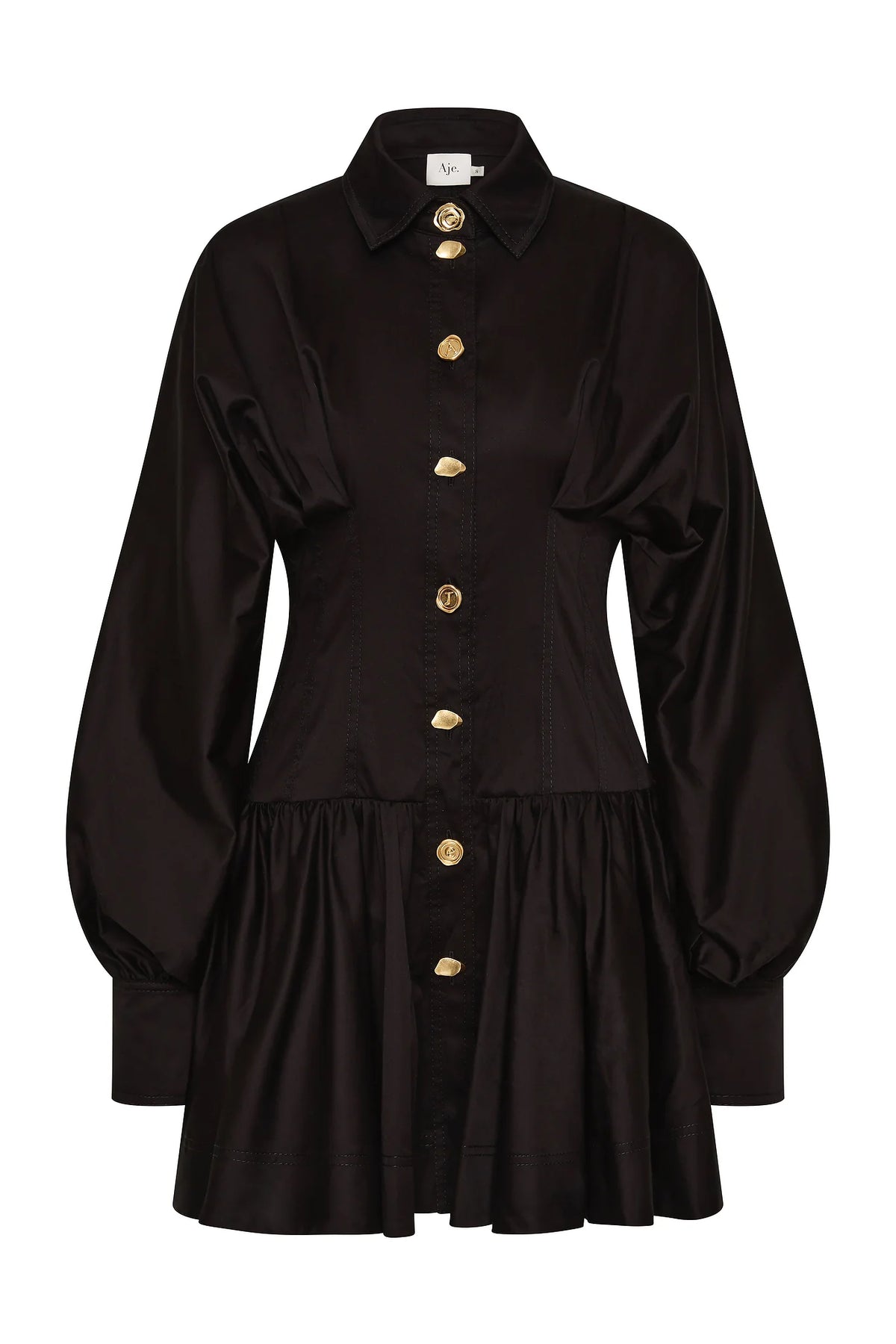 Alexa Ls Mini Dress - Black