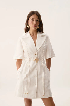 Ana Mini Dress - Ivory