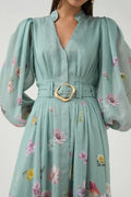 Fleur Shirt Dress - Mist Collage Floral
