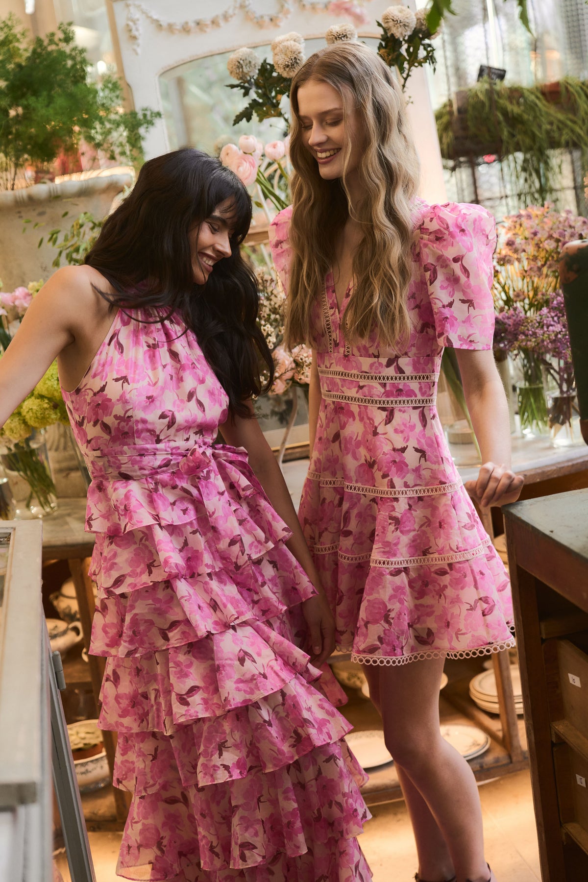 Emie Mini Dress - Pink Tulip