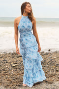 Ingalu Maxi Dress - Blue