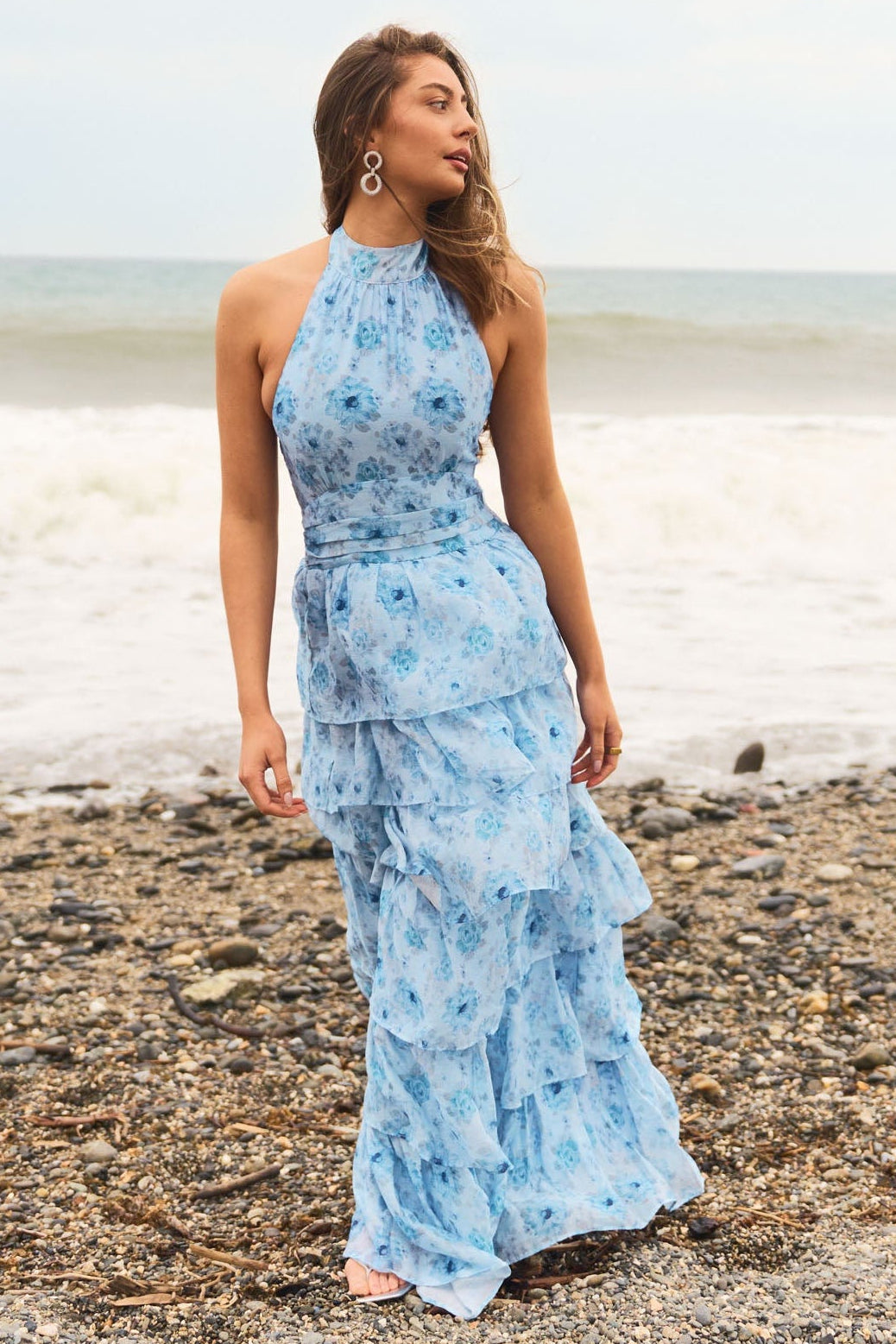 Ingalu Maxi Dress - Blue