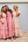 Nanni Maxi Emb Dress - Pink
