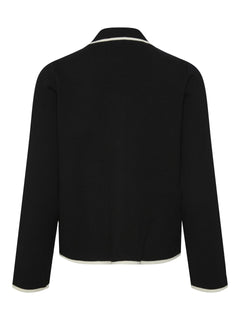 Yascosti LS Knit Cardigan S - Black