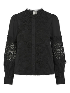 Yassemira Ls Shirt S. - Black