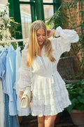 Sol Cotton Voile Dress - White