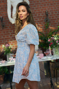 Nordis Voile Mini Dress - Blue