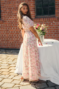 Nordalill Flower Maxi Dress - Pink Floral