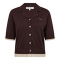 Luecc Crop Cardigan - Dark Brown