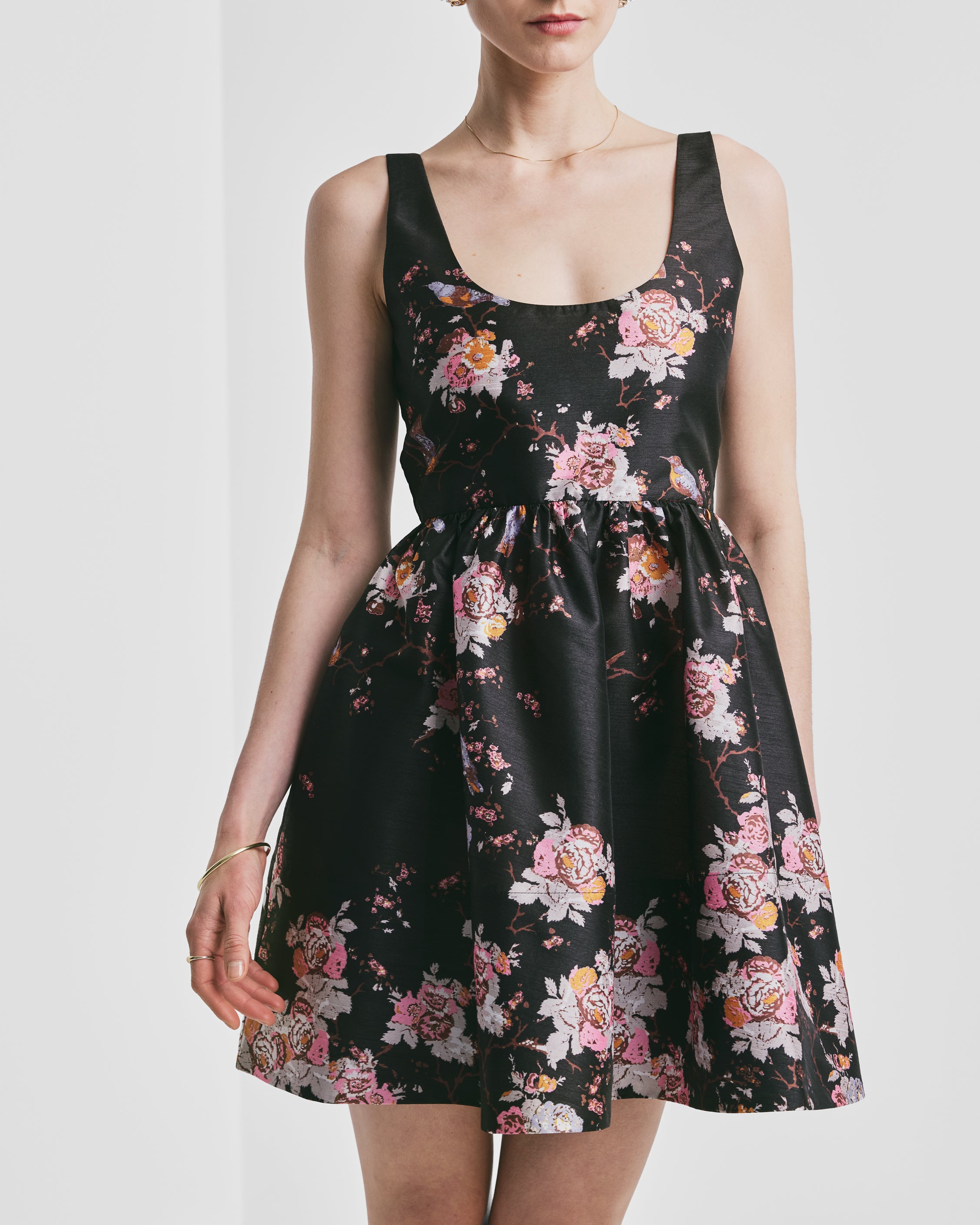 Taffeta Mini Dress - Wallpaper