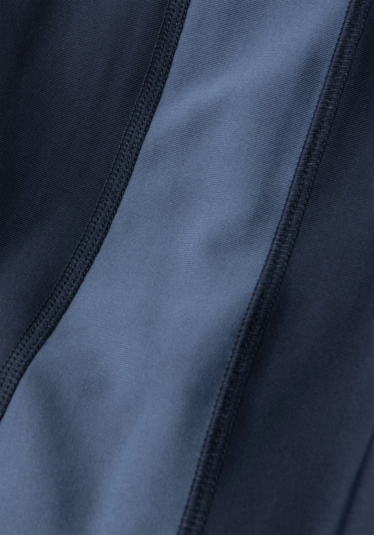 Shaped Block Built In Bra Tank - Core Blue
