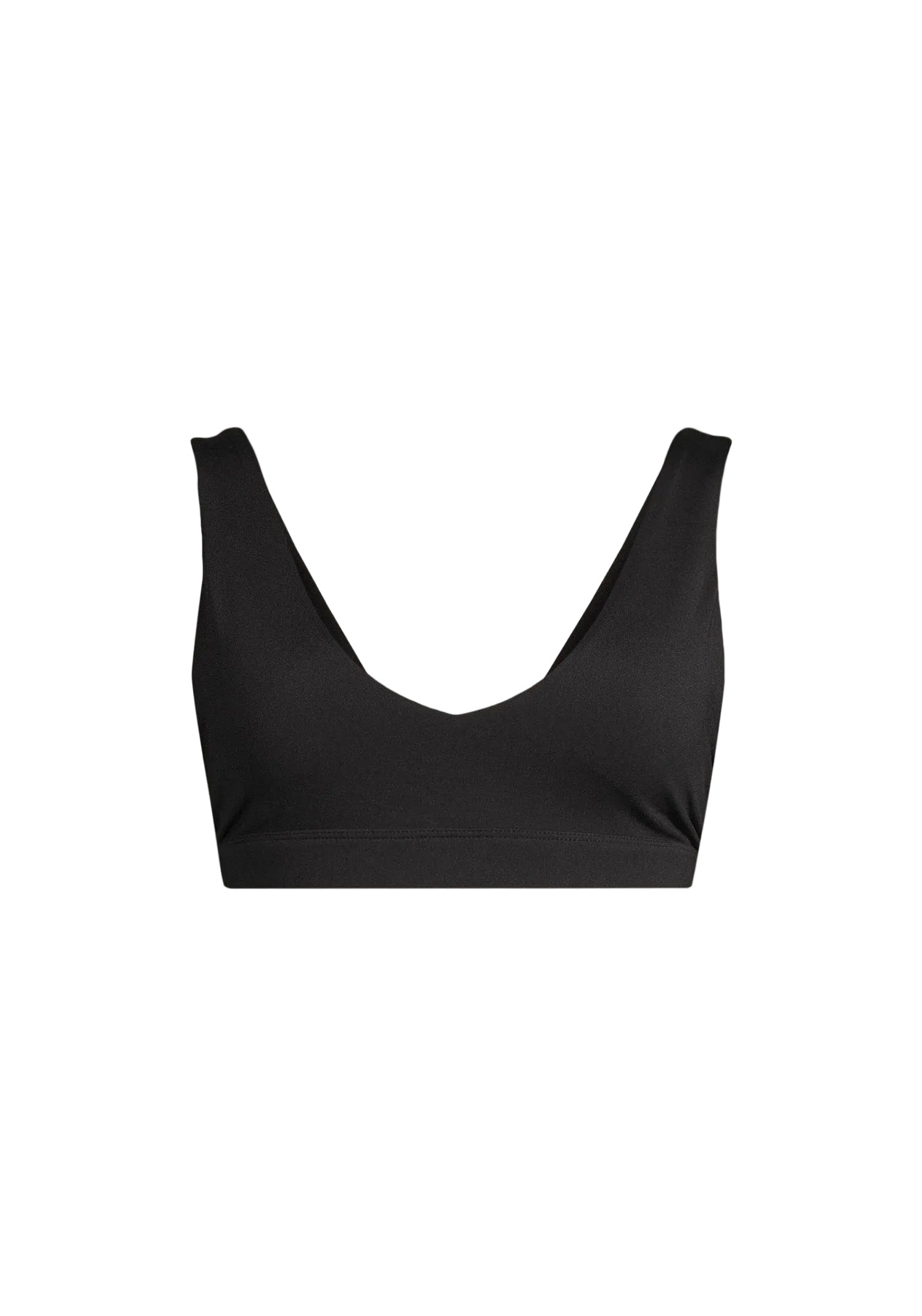 Soft Touch Padded Sports Bra - Black
