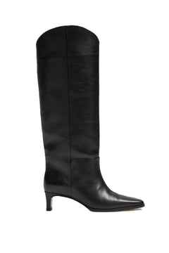 Esme High Knee Boots - Black