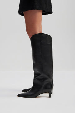 Esme High Knee Boots - Black