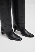 Esme High Knee Boots - Black