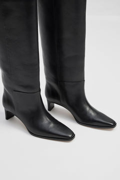 Esme High Knee Boots - Black