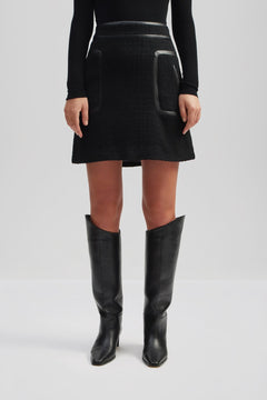 Esme High Knee Boots - Black
