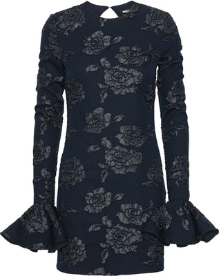 Jacquard Mini Dress - Sky Captain (Dark Blue)