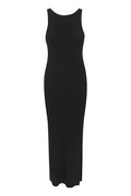 DrewGZ SL Reversible Long Dress  - Black