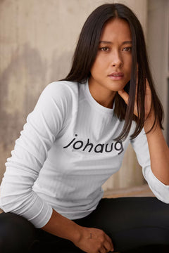 Rib Tech Long Sleeve - White