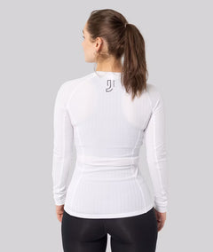 Rib Tech Long Sleeve - White