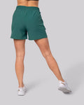 Strut Microfiber Shorts - Dark Seagreen