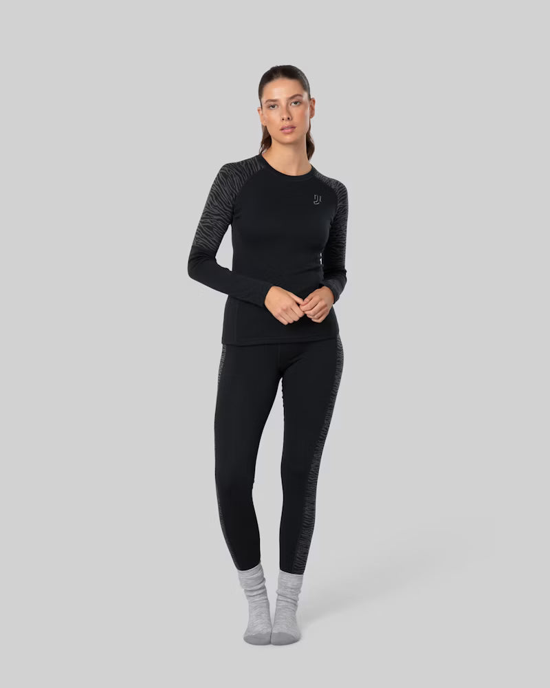Elevate Wool Long Sleeve - Black