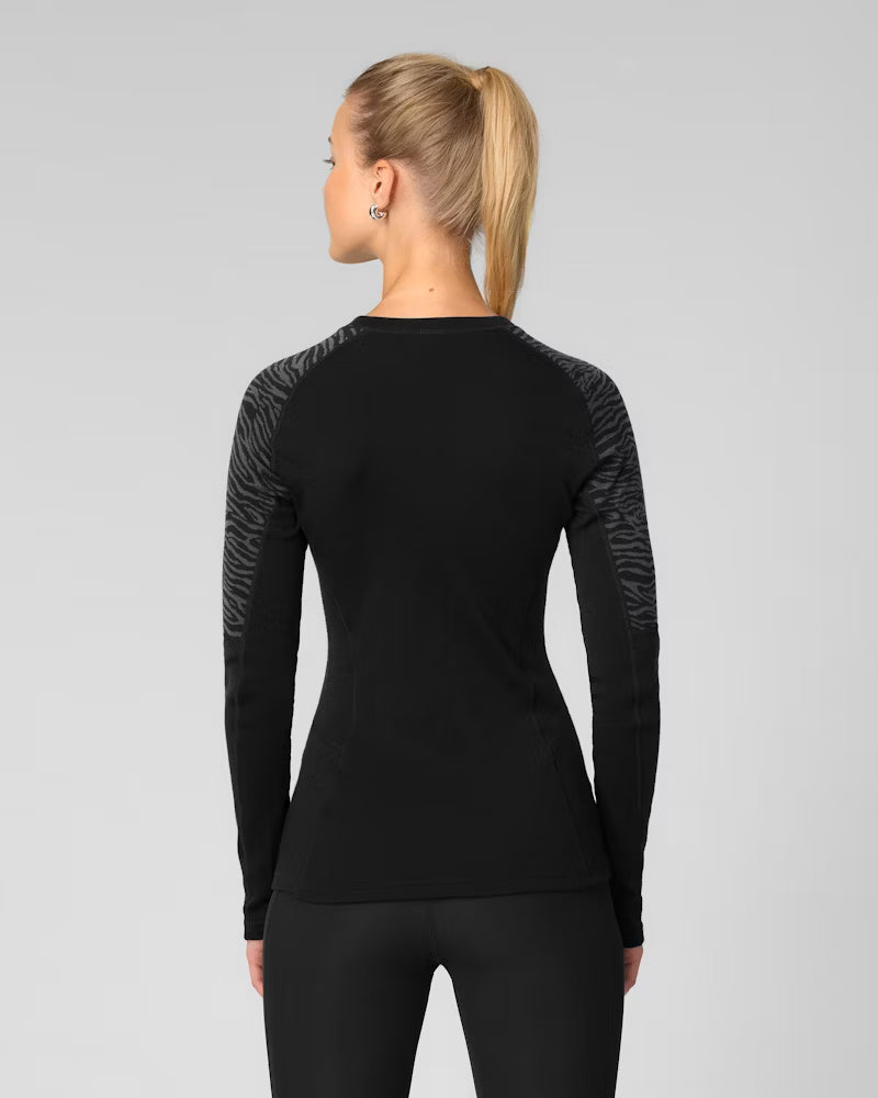 Elevate Wool Long Sleeve - Black