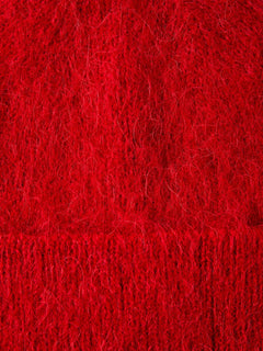 Fiona Alpaca Blend Beanie - Equestrian Red
