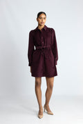 Runa Short Corduroy Dress - Fig