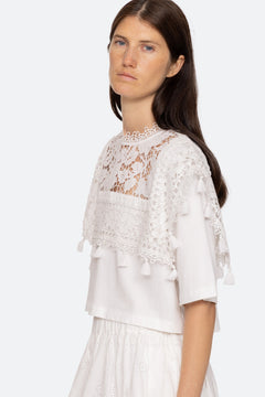 Joah Embroidery T-Shirt - White
