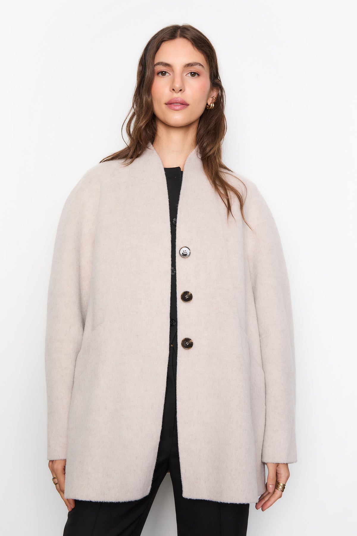 Magaret Jacket - Greige Melange
