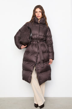 Dakota Down Coat - Dark Brown
