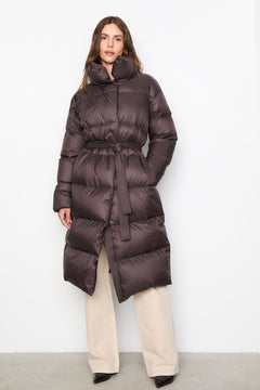 Dakota Down Coat - Dark Brown