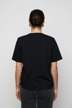 Elo Shoulder Pad Tee - Black