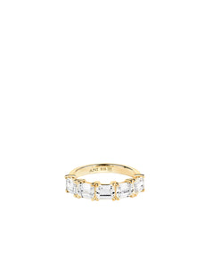 Half Emerald Ring - Gold