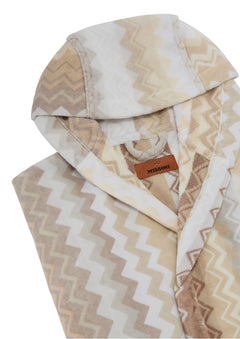Giacomo Hooded Bathrobe - Natural