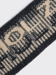 Ski Jacquard Headband - Dk. Grey