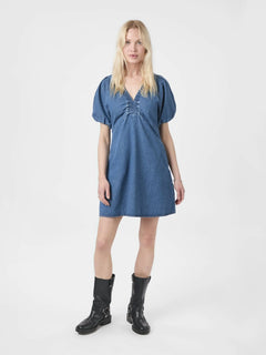 Uma Denim Dress - Blue