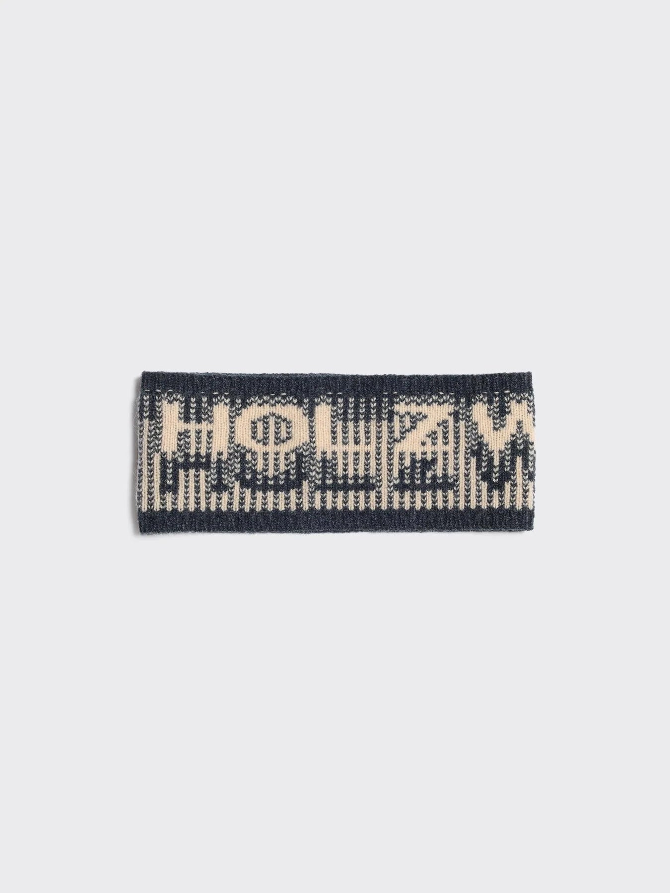 Ski Jacquard Headband - Dk. Grey