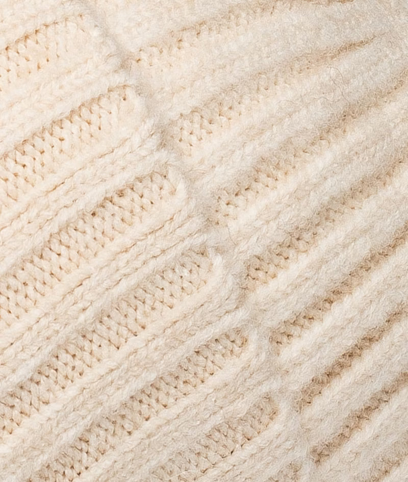 Lit Beanie - Light Beige